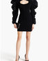 Hervé Leger Minikleid aus Bandage mit Cut-outs